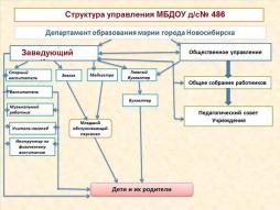 Структура управления МБДОУ д/с № 486